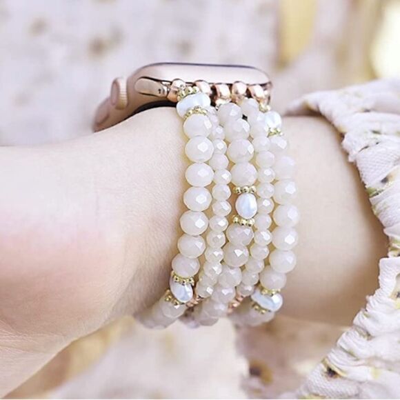 5 Strand Beaded Bracelet Band for Apple Watch main image 4
